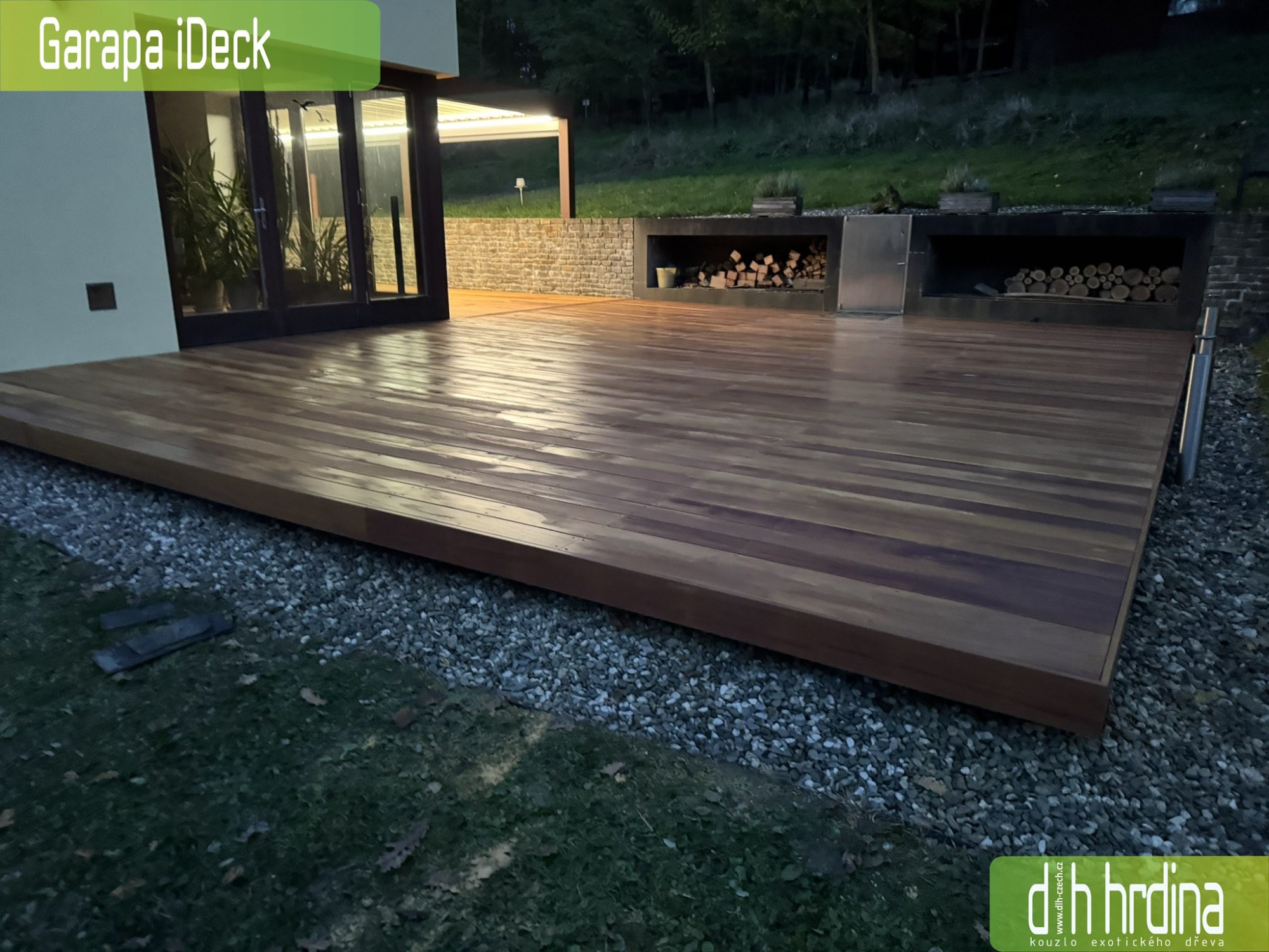 Dřevěná terasa Garapa iDeck 90 m2 Uherské Hradiště - DLH Hrdina spol. s ...