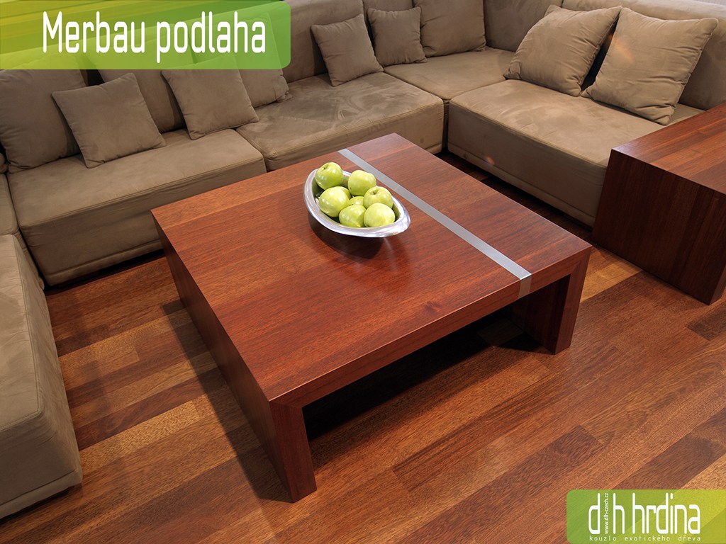 dřevěné podlahy merbau