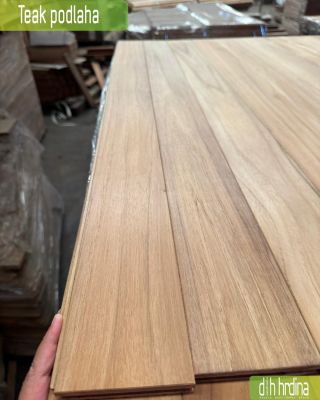 V Indonésii máme vyrobenou teakovou podlahu 15x90 mm bez PÚ a průmyslovou mozaiku 15x25x300 mm od každé podlahy min 300 m2...